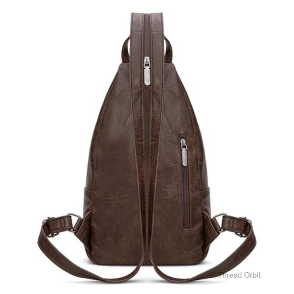Convertible Sling Backpack with Anti-Theft Pocket, 7 Pockets, Water Resistant